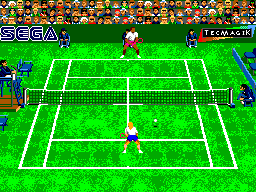 Andre Agassi Tennis (Europe) In game screenshot